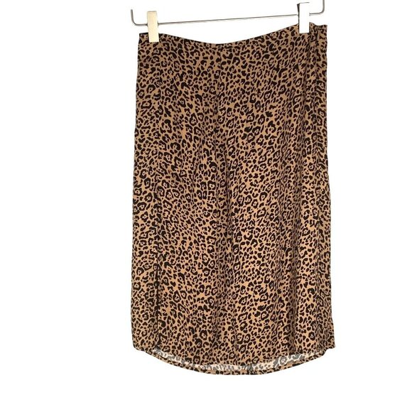 Reformation Leopard Print Mini Skirt With Side Slit Womens Size 0 sexy party - Picture 3 of 9
